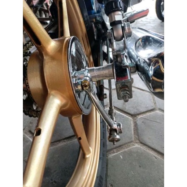 BOSHING TROMOL BELAKANG SWING ARM KAZE TROMOL KING ( MANISAN TROMOL BELAKANG KAZE ALMUNIUM  CNC )