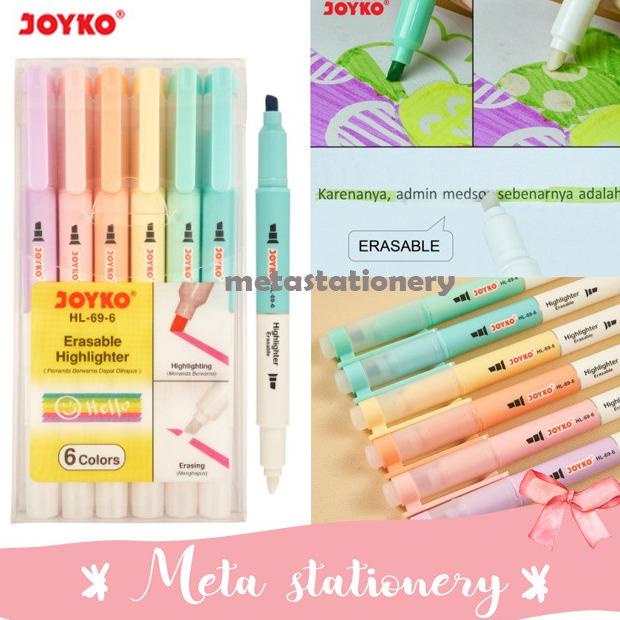 

Viral Erasable Highlighter / Textliner Hl-69-6 Joyko