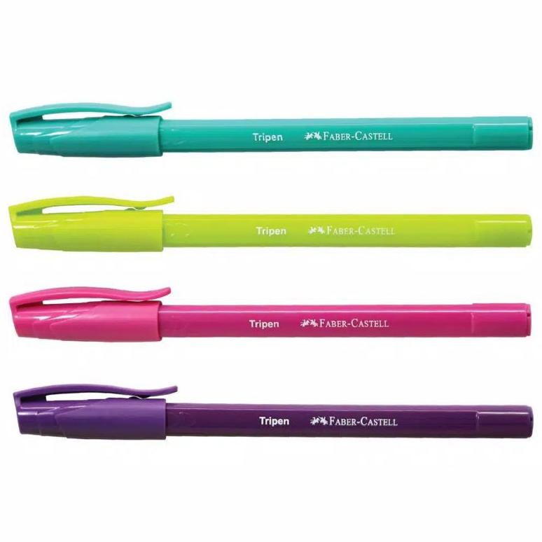 

Garansi Resmi Pulpen Tripen Faber Castell 0.7Mm Triangle 1 Pak Isi 12 Free 2 Pcs / Ballpoint Faber-Castell