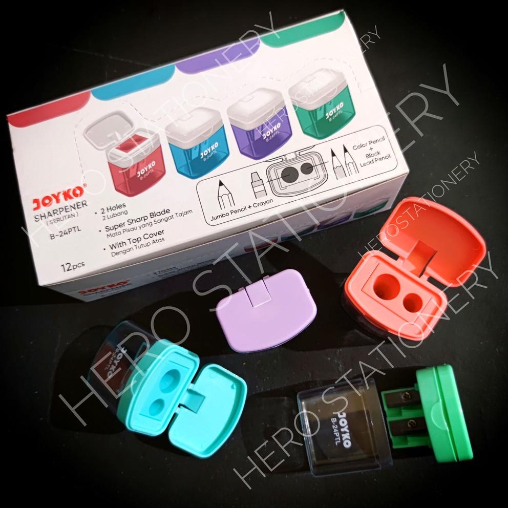 

Cuci Gudang Rautan Pensil Recycle Bin 2 Lubang Pastel B-24Ptl . 12 Unit