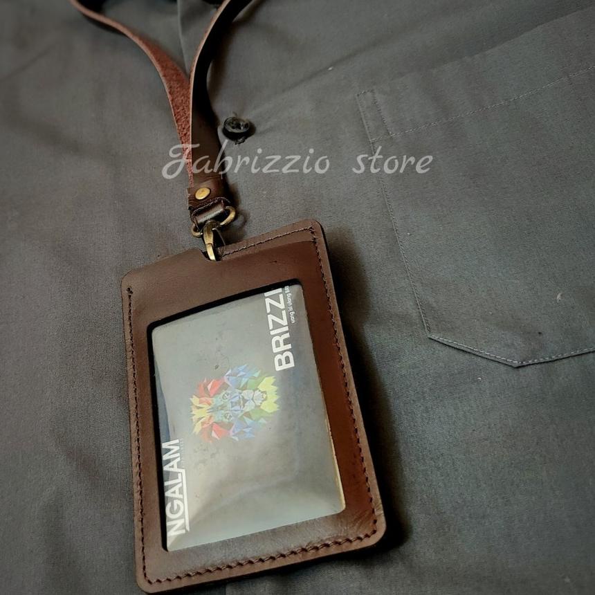 

Cuci Gudang Id Card Kulit Sapi Asli Free Custom Logo