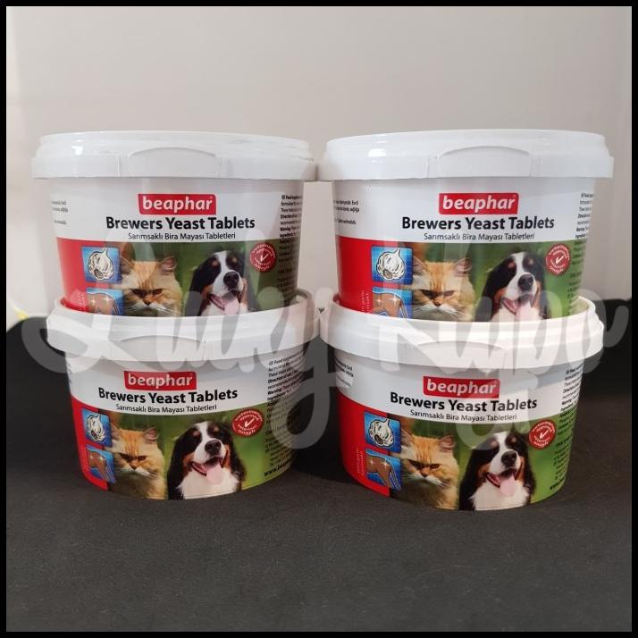 Vitamin Bulu Anjing Kucing Beaphar Brewers Yeast Tablet 250Tab