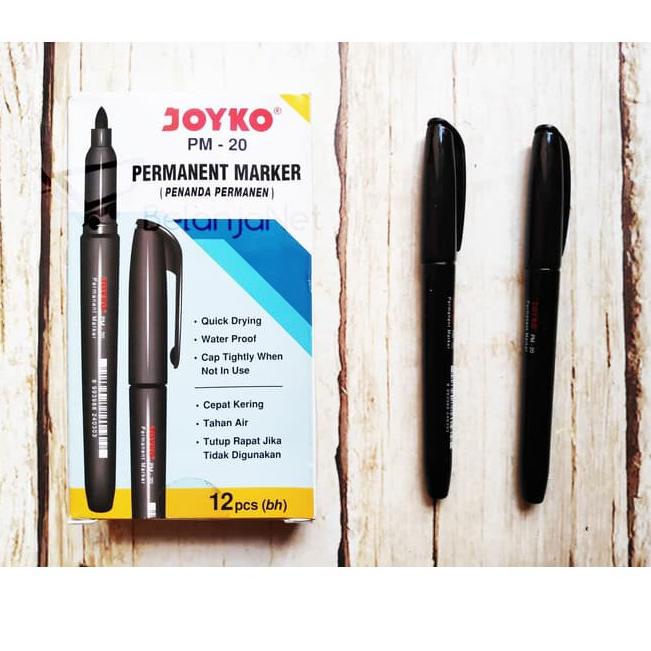 

Banyak Stock Permanent Marker / Spidol Permanen Joyko PM-20 [1 LUSIN]