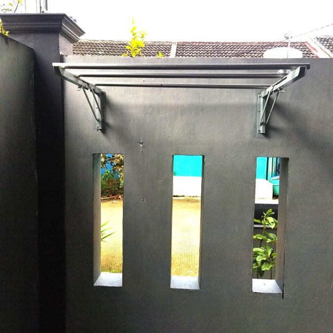 Jemuran baju lipat dinding jemuran lipat handuk premium kuat