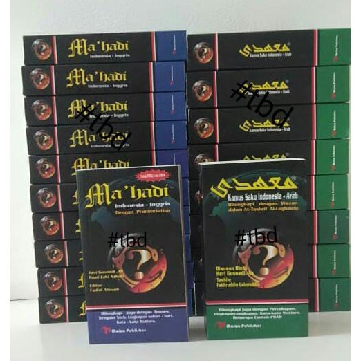 Terlaris Kamus Mahadi Buku Kamus Saku (Arab Indonesia Dan Inggris Indonesia)