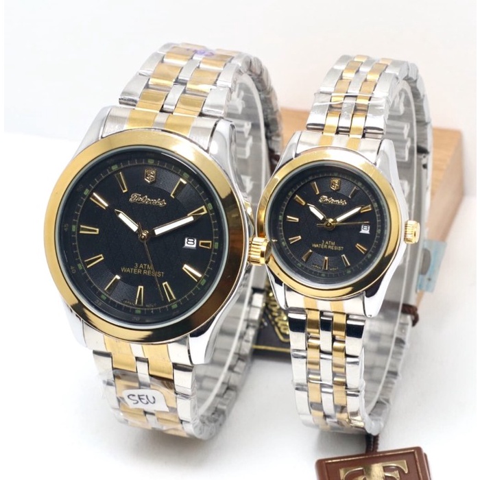 Terlaris Jam Tangan Couple Tetonis Original Water Resist
