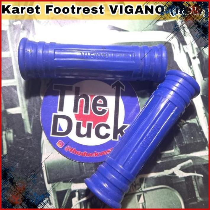 (TDVS) KARET FOOTSTEP VESPA VIGANO BIRU (NOS)