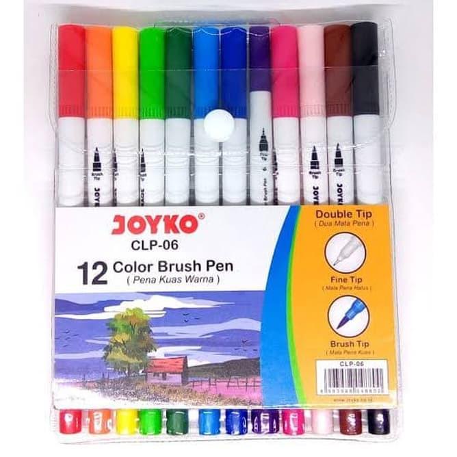 

Diskon Habis Brush Pen Joyko Clp-06 12 Warna