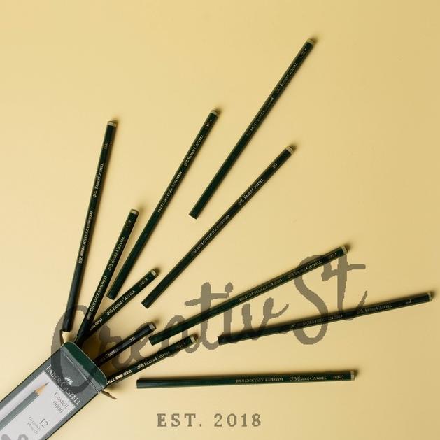 

Garansi Resmi (16 Pcs) Pensil Komputer Faber Castell 9000 6H Sampai 8B