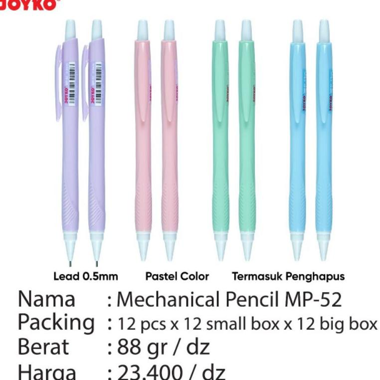 

Cuci Gudang Pencil Mekanik Mp -52 Joyko