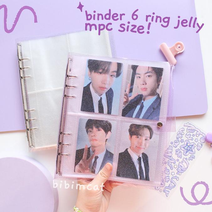 

[MPC Size] Binder Jelly 6 Ring Khusus MPC /Album Photocard MPC BTS TXT