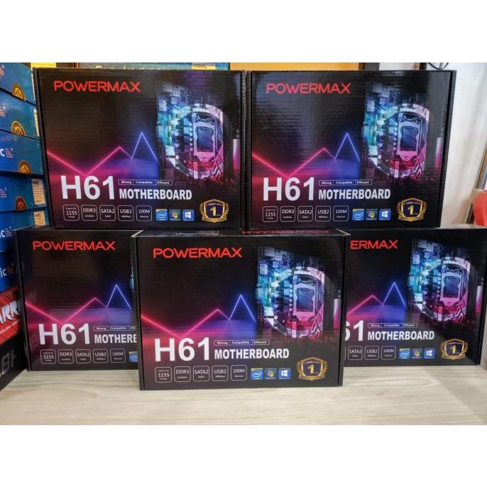 MOTHERBOARD POWERMAX H61 INTEL LGA1155 H61 DDR3