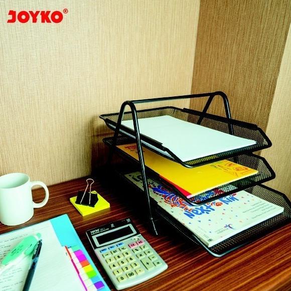 

Joyko Document Tray Rak Wadah Dokumen besi DT-25 3 Tier 3 susun