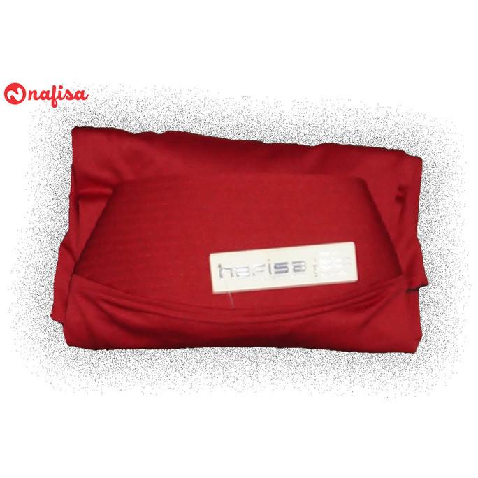 Nafisa Athifah | Jilbab Instan Syar'i | Jilbab Bergo Premium - Merah Cabe