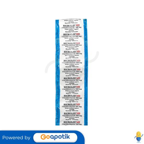 BICROLID 500 MG STRIP 10 KAPLET