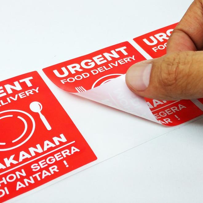 

Cuci Gudang Sticker Label Urgent Food Delivery Online Shop Stiker Pengiriman Makanan Olshop 6 X 8 Cm (1 Roll/300 Pcs)