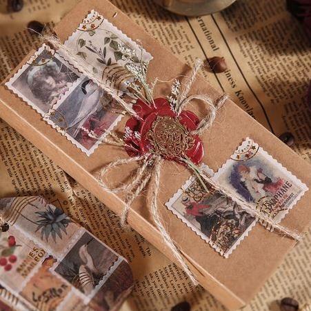 

Terlaris Bronzing Stamp Sticker - Stiker Bujo Motif Bronzing-03 (40Pcs)