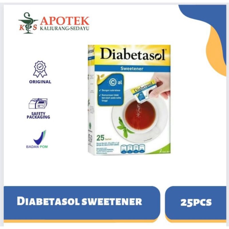 

Diabetasol Sweetener 25pcs