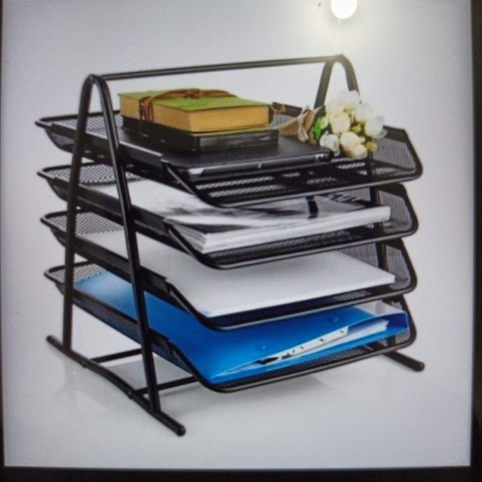

Document Tray Besi/Rak Susun 4 Tingkat
