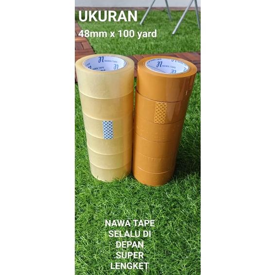 

LAKBAN MURAH 100 YARD 48 MM BENING DAN COKLAT 6 PCS BISA BAYAR DI TEMPAT