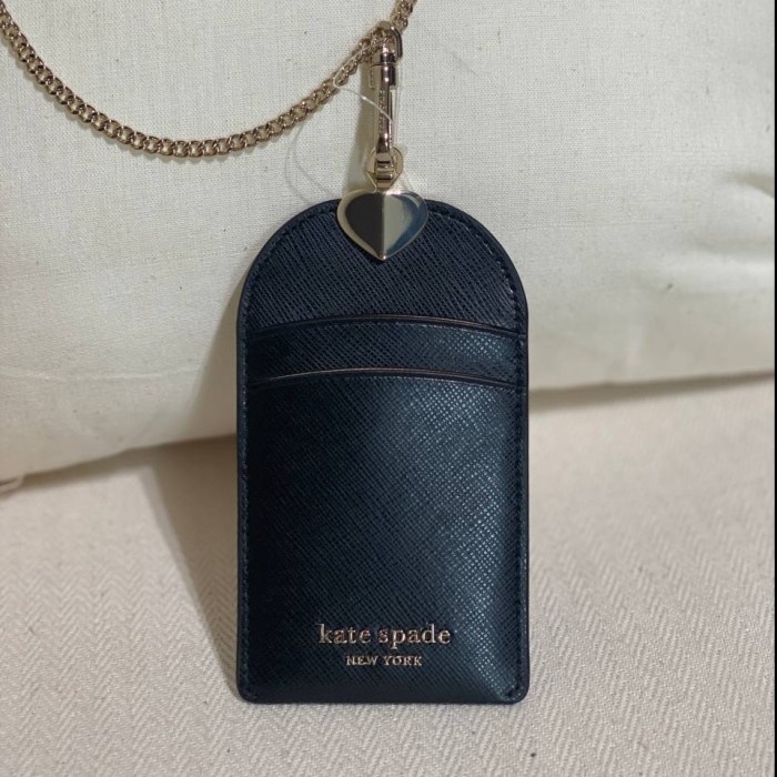 Terlaris Name Tag Branded Kate Spade Ks Id Card Spencer Lanyard 100% Original