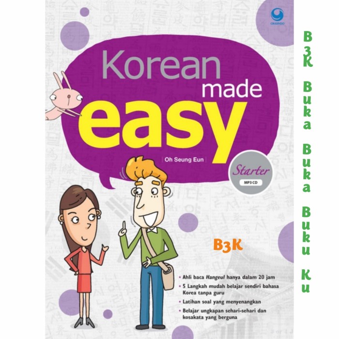 Diskon Spesial Paket Belajar Bahasa Korea - Korean Made Easy+Fast&Fun Korean + Mp3Cd Termurah