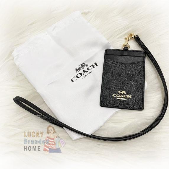 

(100% ORIGINAL) CH Id Lanyard Colorblock Signature Canvas BLack