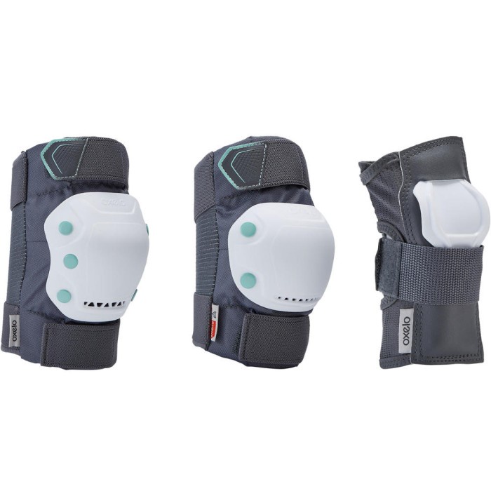 Terlaris Decathlon Oxelo Set Pelindung Sepatu Roda Dewasa Fit 500 - 8494805