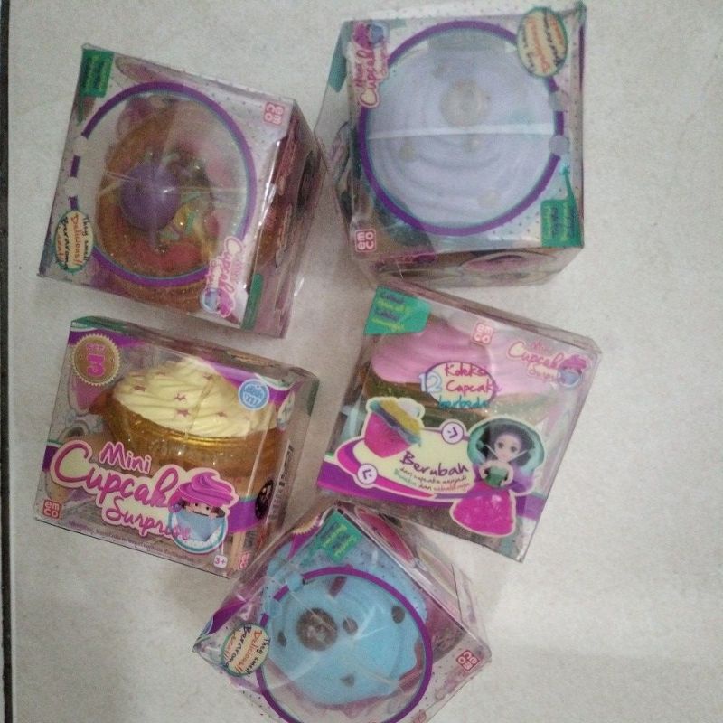 Boneka Mini Cupcake Surprise - Mainan anak lucu