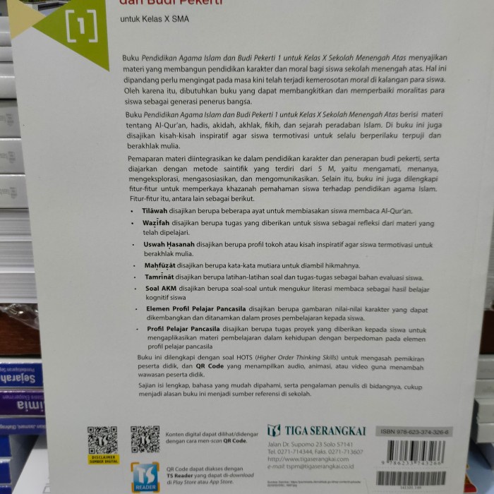 Diskon Spesial Pendidikan Agama Islam Sma Kelas X/10 Kurikulum Merdeka Platinum Terlaris