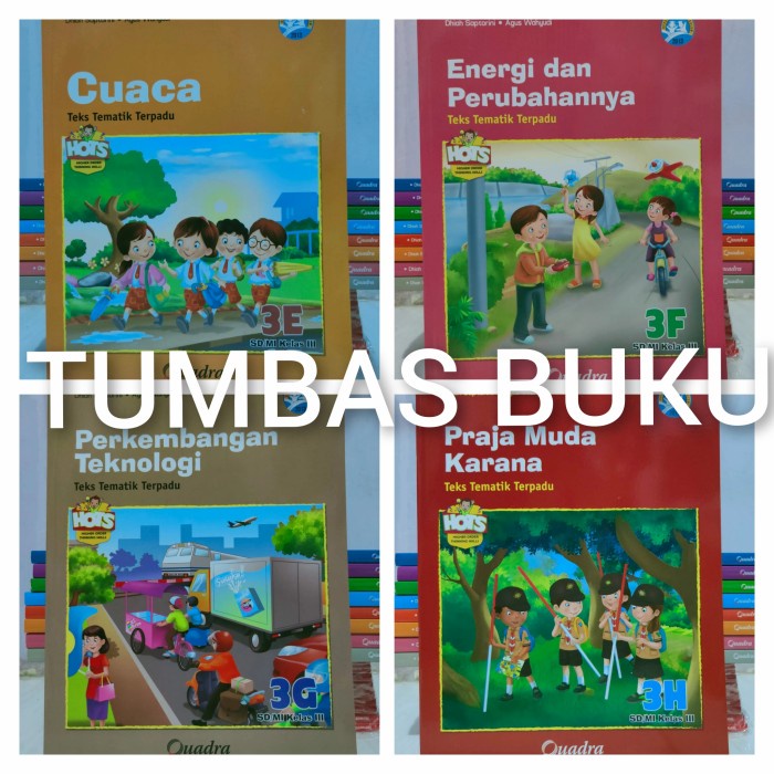 Hot Sale Buku Tematik Kelas 3E 3F 3G 3H Quadra Terbaru Terbaru