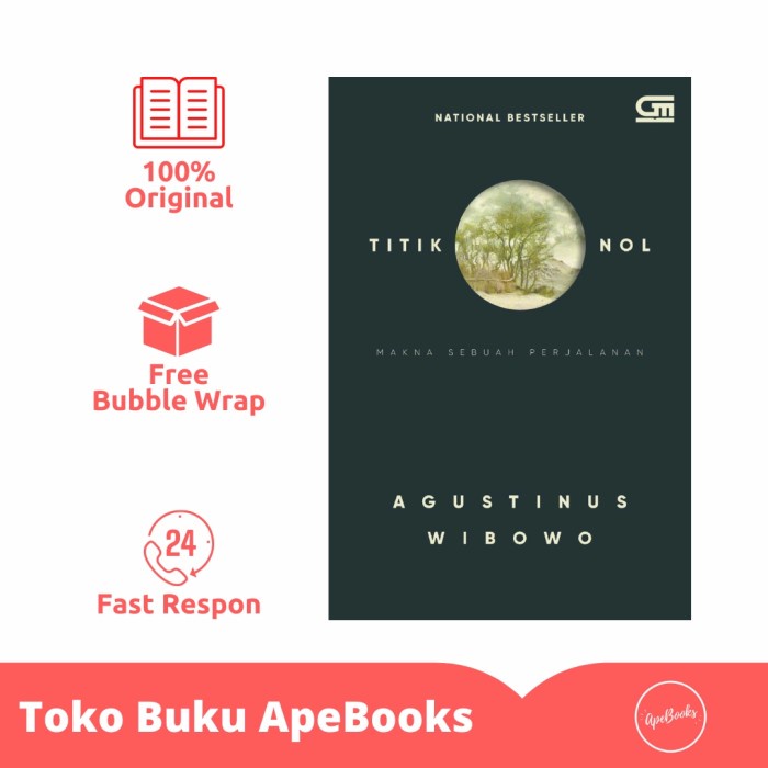 Must Have Agustinus Wibowo - Titik Nol: Makna Sebuah Perjalanan (Ori/Asli) Termurah