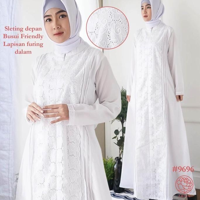 Gamis Putih Katun JUMBO/Baju Haji/Gamis Ihrom/Perlengkapan Haji #9696
