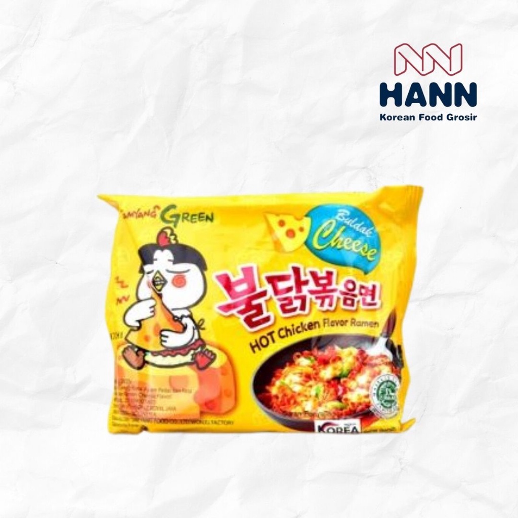 

Samyang Hot Chicken Ramen Cheese - Mie Instan Keju Pedas Korea