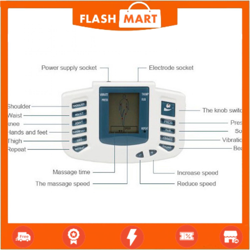 FLASHMART Alat Akupuntur Elektronik Pulse Meridian Instrument - SY-D2-116