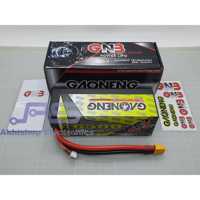 Gaoneng GNB Lipo Battery 6500mah 4S 100C XT60 Hardcase