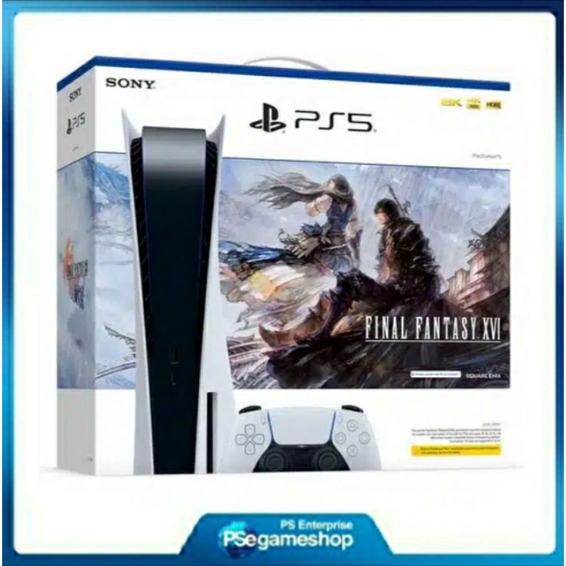 PlayStation®5/PS5 Console [Disc Edition] FINAL FANTASY XVI Bundle (Garansi Resmi)