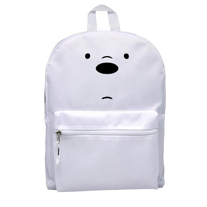 We Bare Bears Backpack / Tas Ransel Sekolah Ice Bear