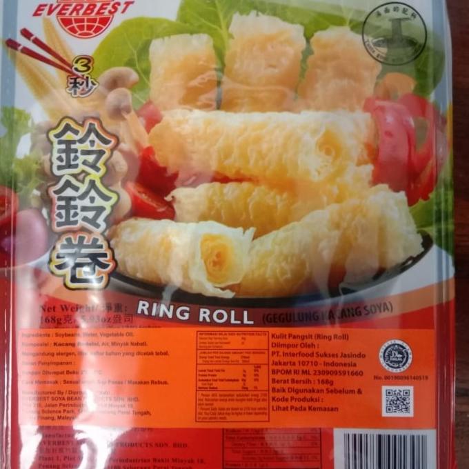 

Everbest Ring Roll Kulit Tahu Gulung Vegetarian rra01