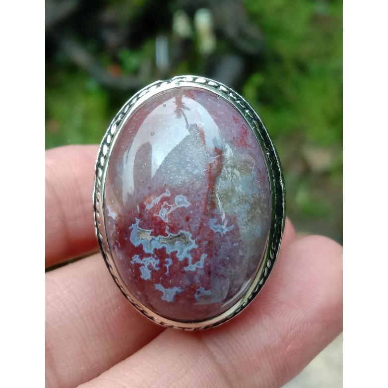 Grosir Cincin Batu Akik Pancawarna Garut Crystal Warna 001
