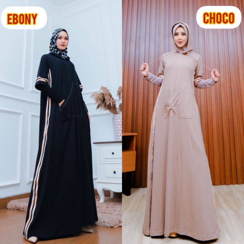 PO 5MINGGU DW GAALLEN COTTON COMBAD PREMIUM SET GAMIS DRESS SYARI BY JOZA CLOTHING