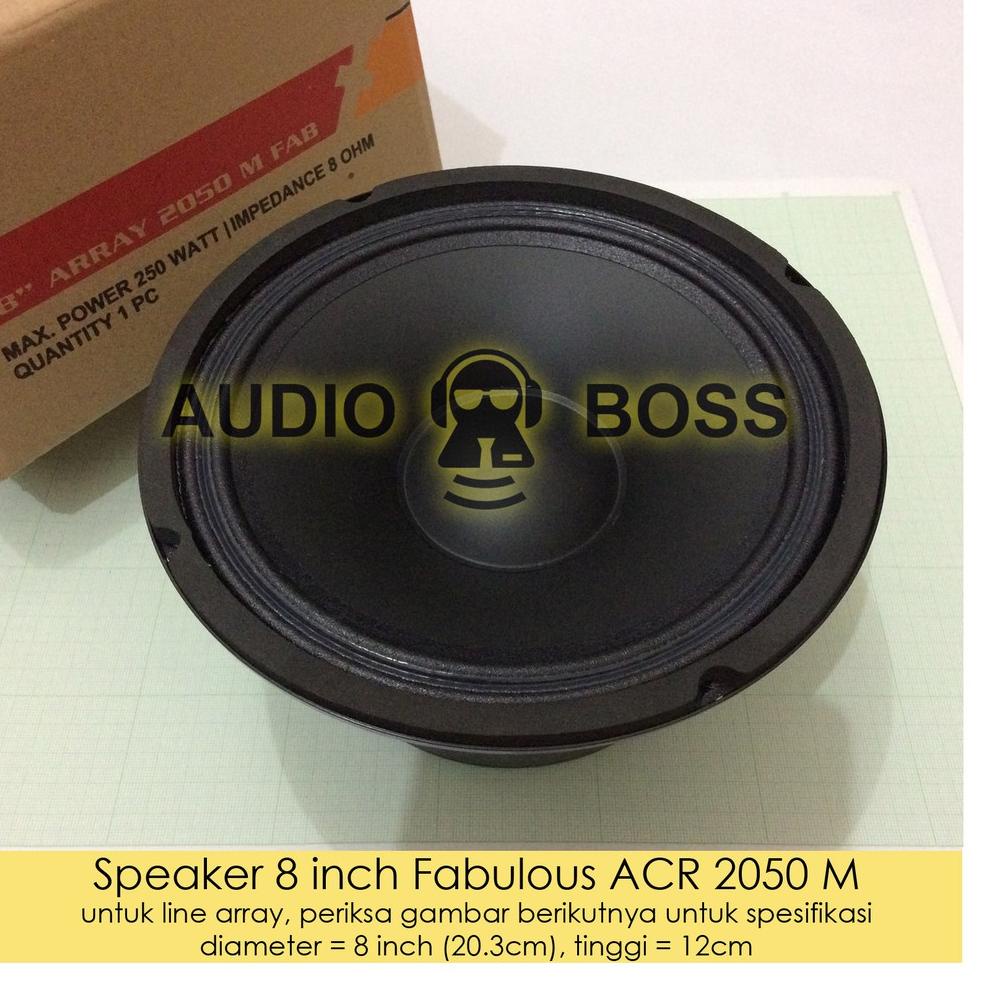 [JN3] Speaker ACR 8" Fabulous 2050 /ACR 8 inch Fabulous / ACR 8"Fabulus 2050 H6N