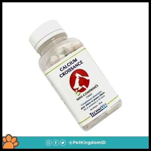 Vitamin Anak Anjing / Kucing Kalsium Croissance (Tulang & Gigi)