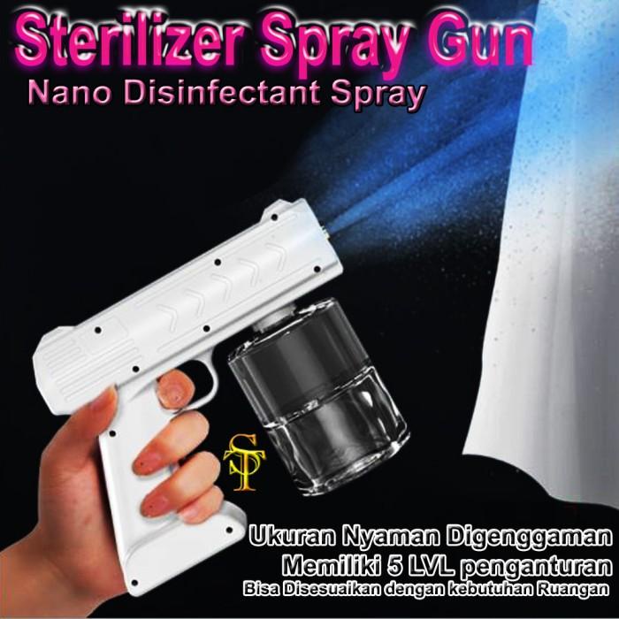 Nano Spray Gun Disinfektan / Spray Gun Portable Wireless Sterilizer