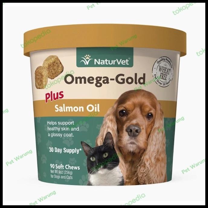 Naturvet Omega Gold Plus Salmon Oil Soft Chew