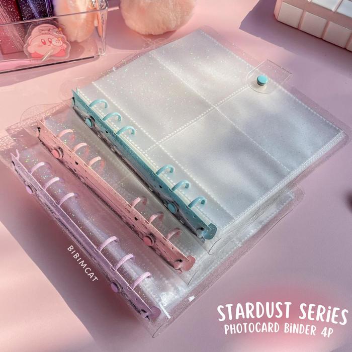 

[Stardust] Binder Album Photocard / Binder 6 Ring PC Kpop 4P
