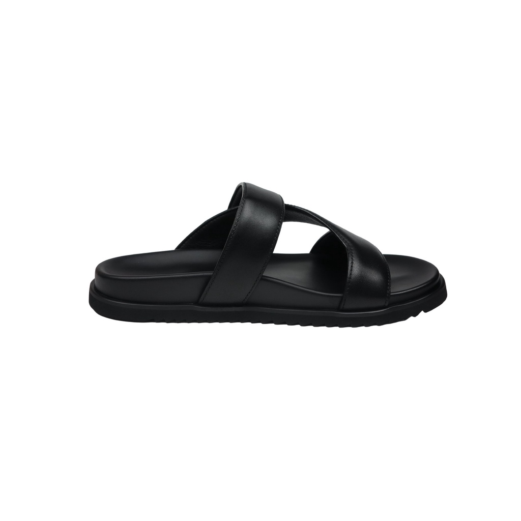 Sandal Casual Pria Andrew Shoes Focca Black