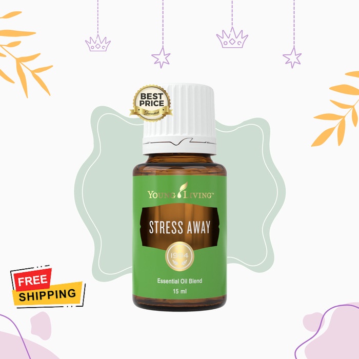 Stress Away 5/15/Roll On 10ml Young Essential Living Oil 100% Original