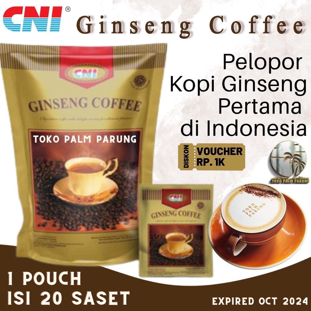 

Kopi Ginseng Cni Pioneer Kopi Ginseng No 1 Di Indonesia Perpaduan Kopi Arabika Robusta Dan Ginseng