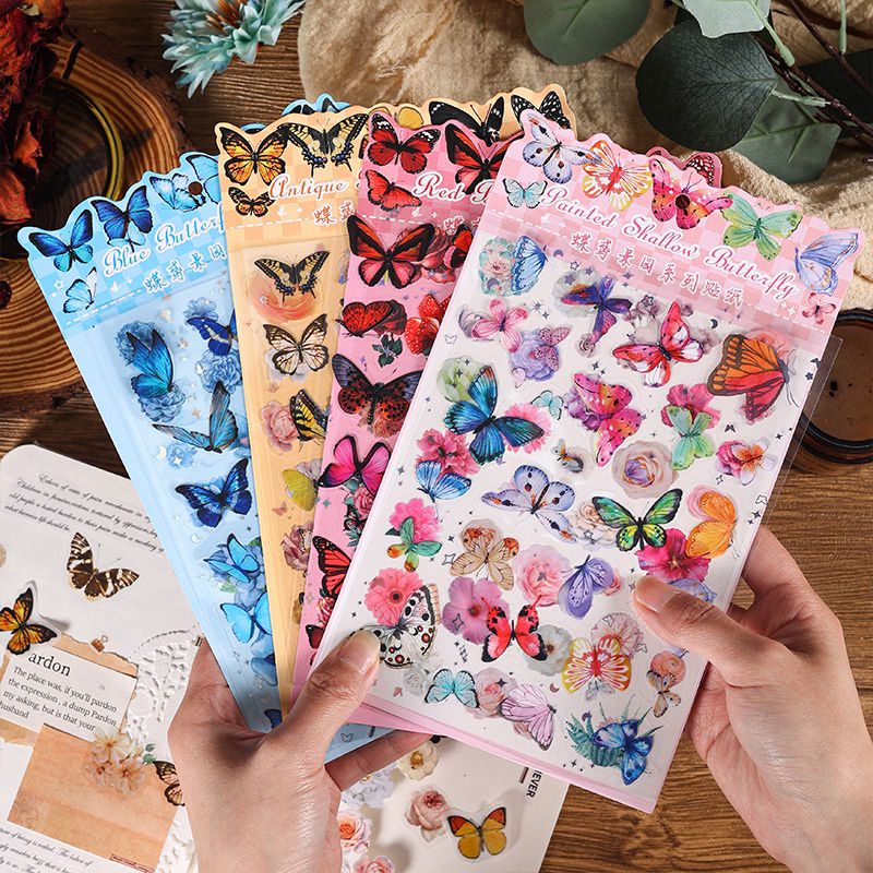 

Jurnal 2lembar Scrapbook Stiker DIY Junk Journal Decor Album